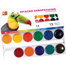 Акварель 12цв Промінь міні картон 1247-08