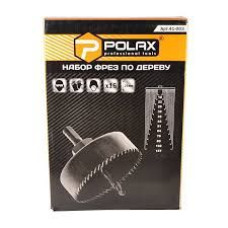 Коронки дерево 16шт Polax 41-003