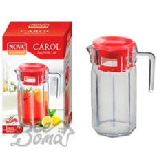Глечик скло 1.5 + к Carol різні