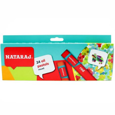 Олівці воскові 24шт Nataraj 720001