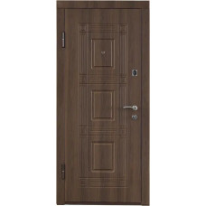 Двері вхідні мет/хдф 60/90 ТD-92 горіх