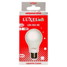 Лампочка 10Вт E27 куля LUXEL