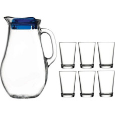 Глечик 1.85 + 6 склянок Bistro Ph97346