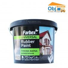 Фарба гумова Farbex 6кг Зелена