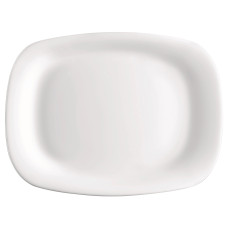 Тарілка блюдо 340х240мм Parma white