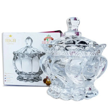 Цукорниця скло д8см Crystal ponti