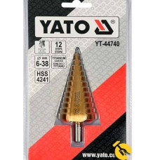 Свердло ступінчасте 6-38 YATO 105мм