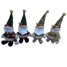 Фігурка новорічна Санта Snowman 38см 96520
