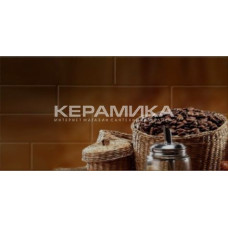 Декор БРІК №1 30х60 кава лівий верх глянець