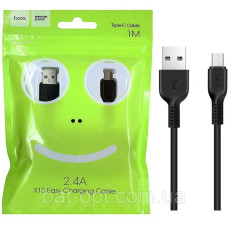 Шнур зарядка тип C Hoco X13 (1м 2.4а)