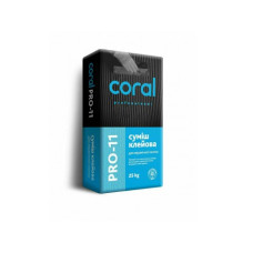 Клей  для плитки Сoral 11 25кг