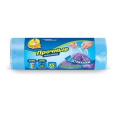 Пакет сміттєвий зав'язки 35л/15шт ФБ