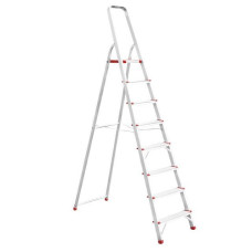 Драбина  алюміній 8 Intertool 1.72м