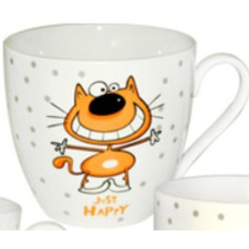 Чашка кер 450мл СТ уп Happy cat