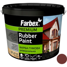 Фарба гумова Farbex 6кг Червона