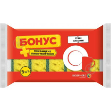 Губка кух Бонус крупнопор 5шт