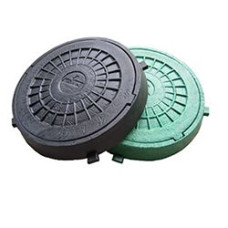 Люк для колодязя 770/630/570 круглий 12т замок