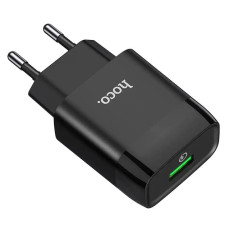 Зарядка блок 1юсб Hoco C72-12Q 3.0а