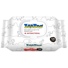 Серветки вологі 120шт ZooZoo