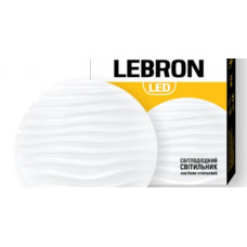 Світильник 24W накл.коло Lebron Twist-Wawe-Grafit