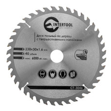 Пила диск 250х30з30з Intertool
