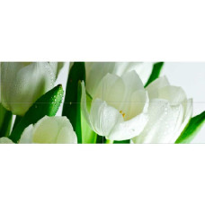 Декор Ялта Туліп 25х50 зел №1