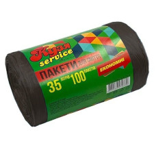 Пакет сміттєвий 35л/100шт Носоріг Кузя (15)