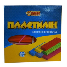 Пластилін 12цв Zibi 300гр