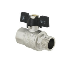 Кран американка 1/2 Raftec black-Solomon