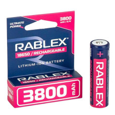 Акум батарейка 18650 контакт Rablex 3800mAh