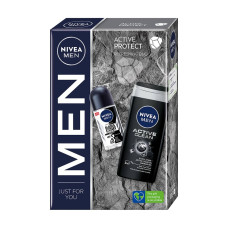 Косметичний набір чол Nivea дезодорант+гель для душу