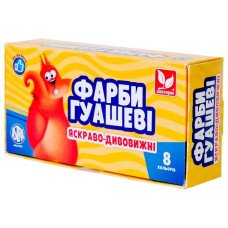 Гуаш 8цв 20мл Школярик