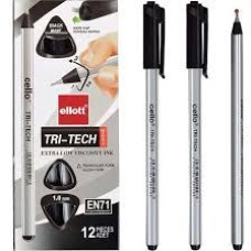 Ручка масляна чорна Tri-tech CL1003-12