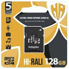 Карта пам'яті 128гб Hi-Rali A10 micro