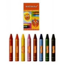 Олівці воскові 8шт Nataraj 740001