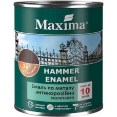 Емаль молоткова 3в1 чорна Maxima 0.75 л