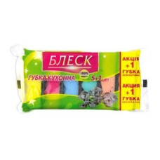 Губка кух Блеск 5+1шт 0012- Панда 0093