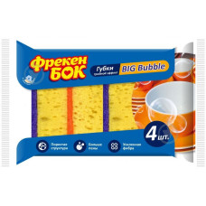 Губка кух Фрекен Бок Біг Бабл 4шт