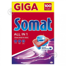Таблетки для посудомийки поштучно Somat all in 1