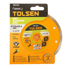 Круг алмаз 125 Плитка Tolsen 76733