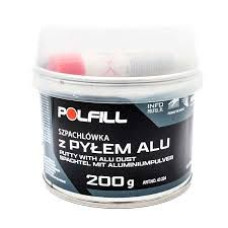 Шпатлівка авто Polfill 0.2кг з алюмінієм