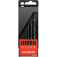 Набір свердел мет. 6шт (2-8) Yato 4460