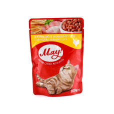 Корм для котів пауч Мяу 85г