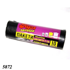 Пакет сміттєвий 120л/10шт Кузя (30)