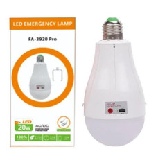 Лампа аккум. патрон 20вт 2ак 3920Pro Type-c