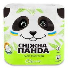 Папір туалетний 4шт Панда 2x Класік-Арома