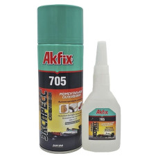 Клей універсал Akfix-Hercul 100г+Активатор 400мл 705