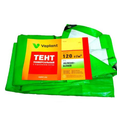 Тент 4х6 біло-зелений 120гр/м2