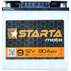 Акумулятор 12v9AH Starta клема конус 404-507l