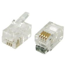 Джек RJ-45 4 контакти телефон